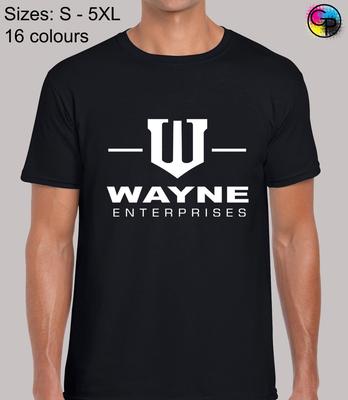 Мужская футболка с новинкой в виде футболки супергероя Wayne Enterprises и комикса