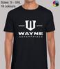Wayne Enterprises Super Hero Movie and Comic Book Fan Novelty T-Shirt Top for Men