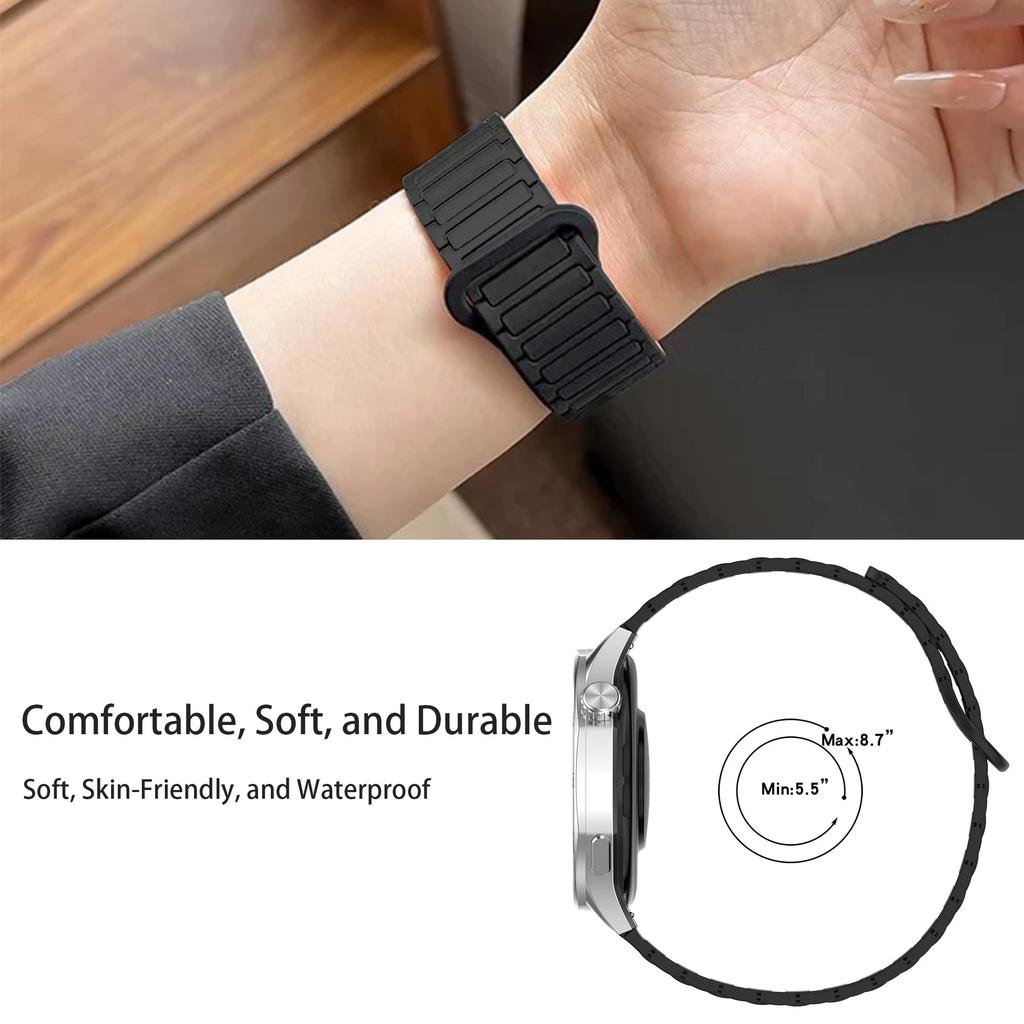 Магнитный сменный ремешок Lamshaw для W-218H, Силиконовый магнитный сменный ремешок, Очень простая регулировка длины, Мягкий, Легкий, Стильный ремешок для