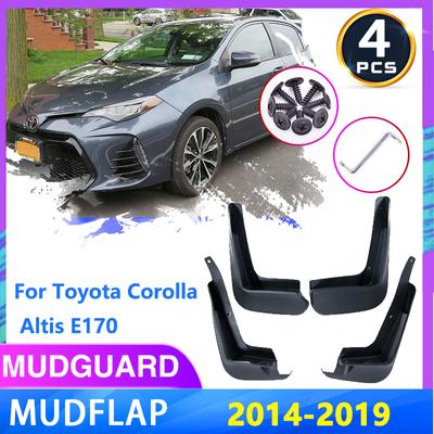 Брызговики для Toyota Corolla Altis E170 2014 ~ 2018 2016, брызговики, брызговики, брызговики автомобиля