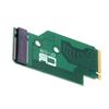 Cablecc NGFF NVMe 22x42 мм на 22x80 мм Папа-Мама Удлинитель SSD Совместимый с Legion Go и Game Адаптер M-Key, Мальчик.