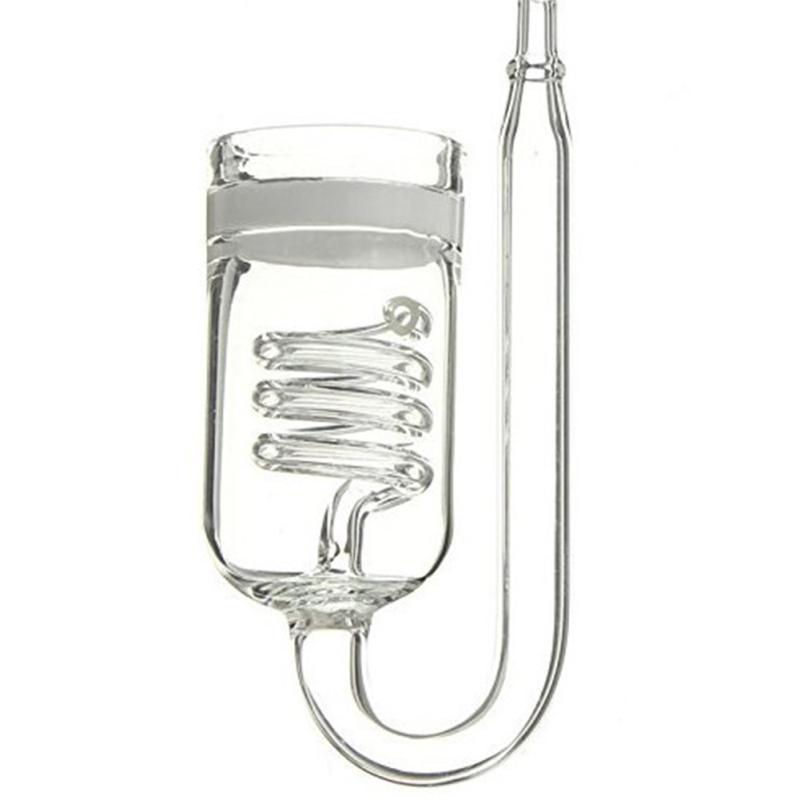 Glass Spiral Co2 Diffuser Bubble Counter For Aquarium Tank Co2 Generator Aquarium Accessories