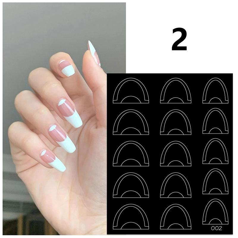 Французские наклейки для ногтей, полые украшения, стереоскопические самоклеящиеся аксессуары для ногтей, аксессуары для самостоятельного изготовления, любители нейл-арта