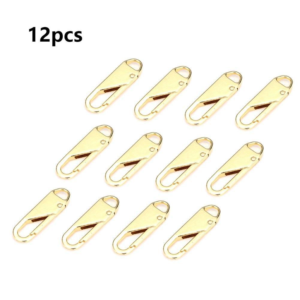 2/6/12 шт., бегунок для молнии, комплект для ремонта мгновенной молнии, замена сломанной пряжки, дорожная сумка, чемодан, головка молнии, сделай сам, швейное ремесло