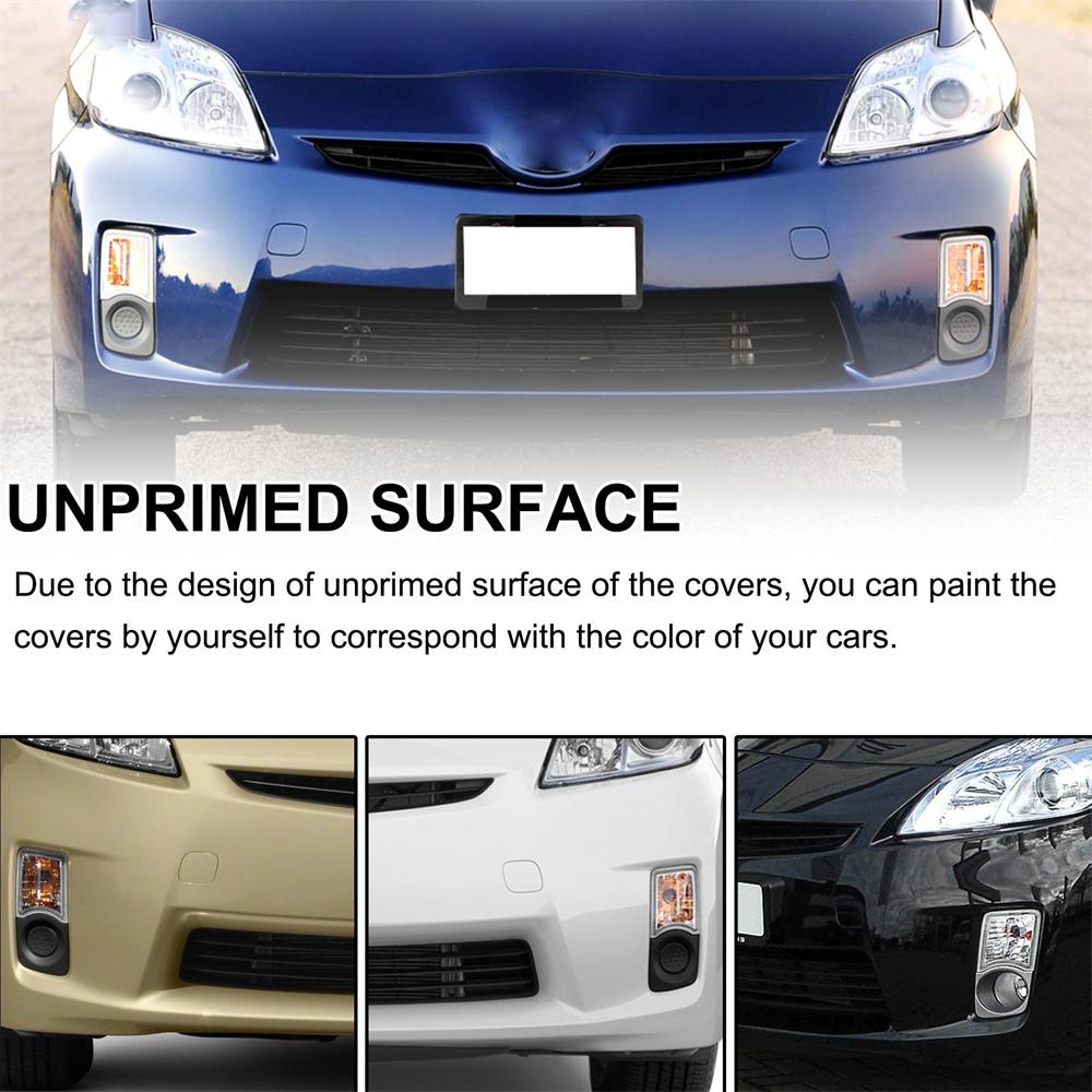 Новый Для Toyota Prius 10-11 52128-47010 Черный Крышка Заглушка Петли Буксировочного Крюка Переднего Бампера 2X