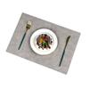Meal Mat Waterproof and Oil Resistant Cloth Pattern Table Mat Thermal Insulation Mat Western Food Mat Cup Mat Anti Scald Table Mat Bowl Mat