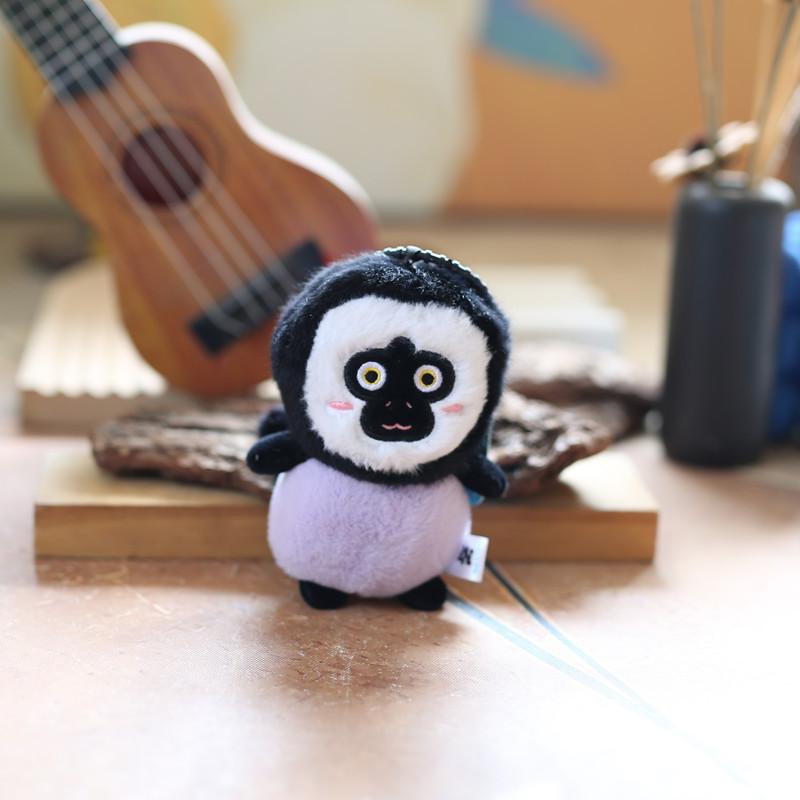 Cute Cute White-faced Monkey Pendant Plush Toy Doll Little Monkey Bag Hanging Ornament Keychain Doll Doll