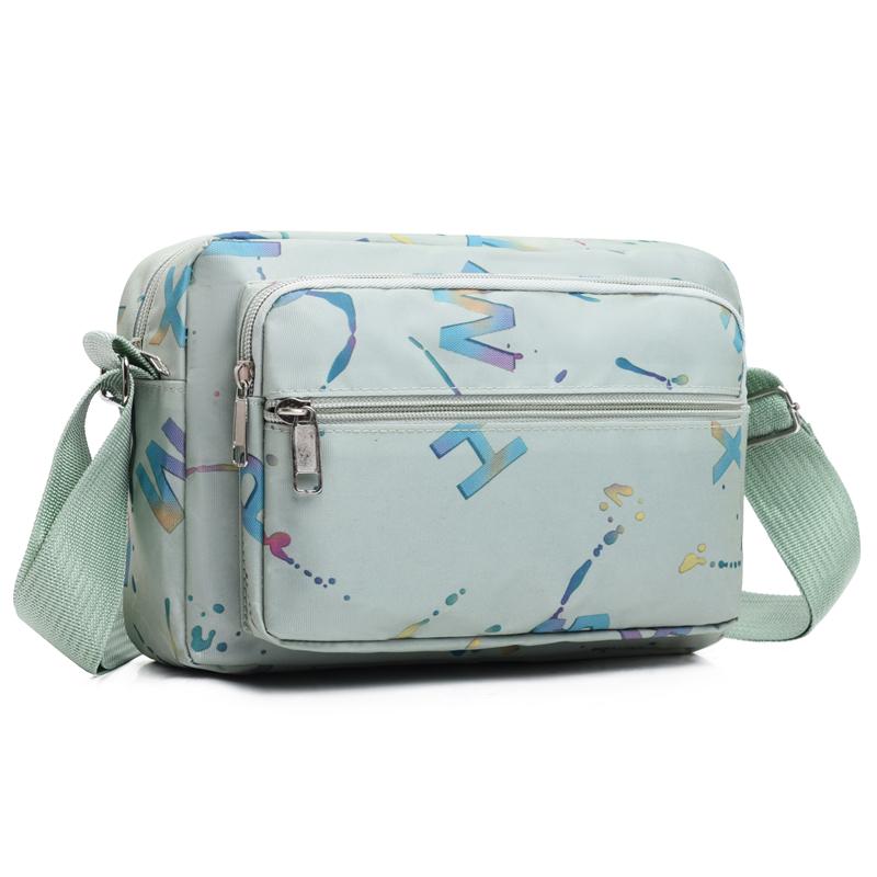 Новая нейлоновая женская сумка-мессенджер на одно плечо с диагональной вязкой, большая вместимость, сумки через плечо, сумка для телефона