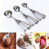 Sale Kitchen Accessories Stainless Steel Spring Handle Mash Potato Scoop Food Grade Ice Cream Spoon