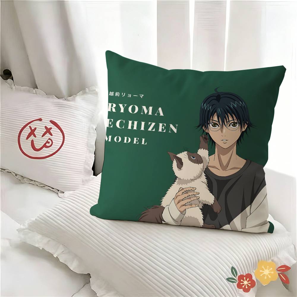 pc Anime Ryoma Echizen Pillow Case Fashion Square Pillowcase Bedroom Sofa Room Ins Decoration Leisure