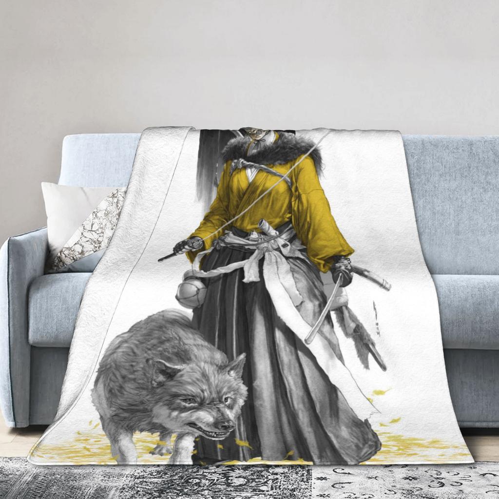 Теплые ОдеялаДетские Взрослые Декоративные Призрак Йотей 2025 Игровое Плед Фланелевое Покрывало Для Домашнего Декора Узор Чехол На Диван