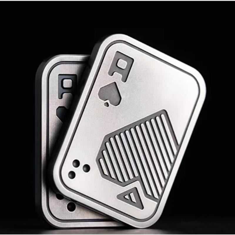 KK AA Фиджет Слайдер Металлический Череп Нажимной Слайдер Игрушка для Снятия Стресса Антистресс EDC Волчок Спиннинг Покерные Игрушки Взрослые Подарки