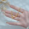 Браслет с золотыми бусинами Super Sparkle от Xiaohongshu для женщин – Элегантное и универсальное модное украшение.