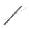 12 Pieces Scroll Saw Blades With Spiral Teeth for Wood Metal Plastic Cutting Sawing Carve(#2)