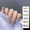 Nail Ornament Shiny Decorating Cubic Zirconia Glitter 3D Nail Butterfly Ornament