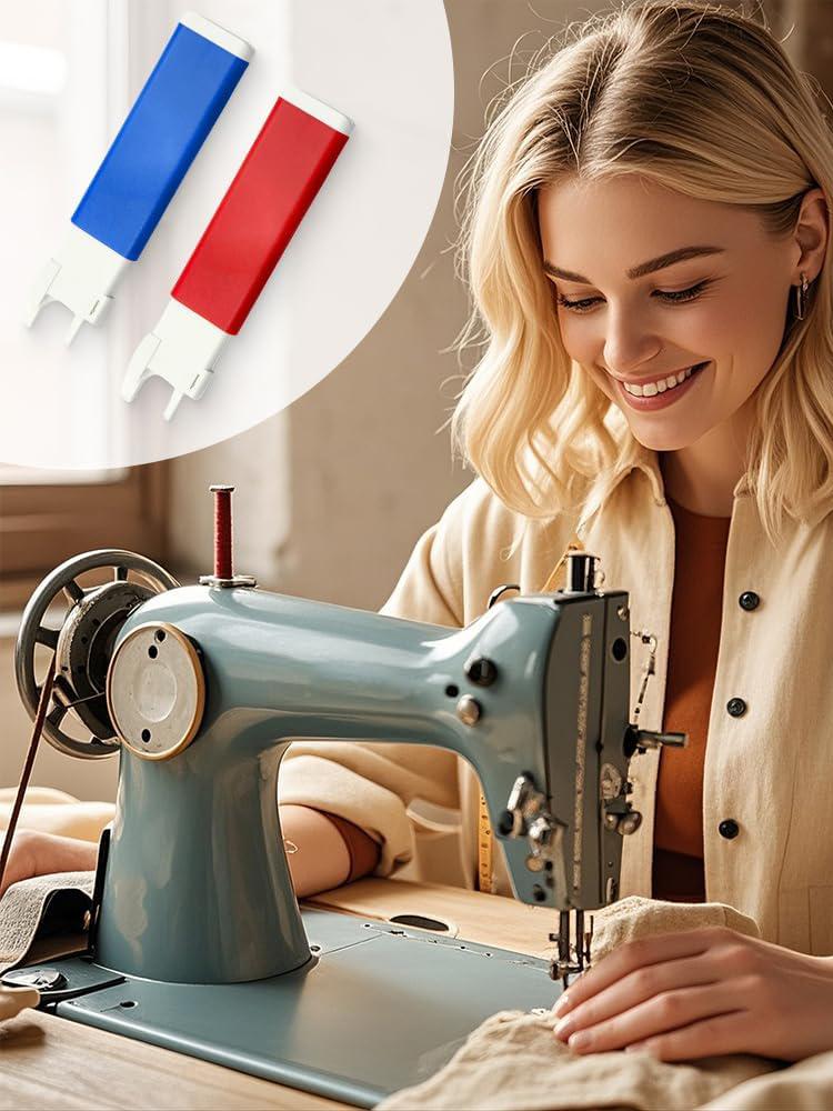 Sewing Machine Threader Magnetic Needle Inserter Quick-Looping Device Sewing Machine Loop Needle Threaders Sewing Accessories