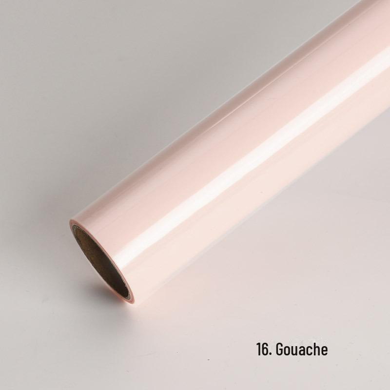 Рулонная желейная пленка, водонепроницаемая упаковочная бумага для цветов, прозрачная хрустальная бумага для цветочных магазинов