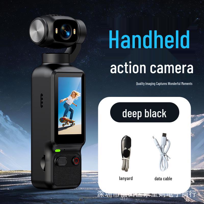 New Anti-Shake WiFi Sports Camera Handheld Recorder with Vlog Strap for Cycling