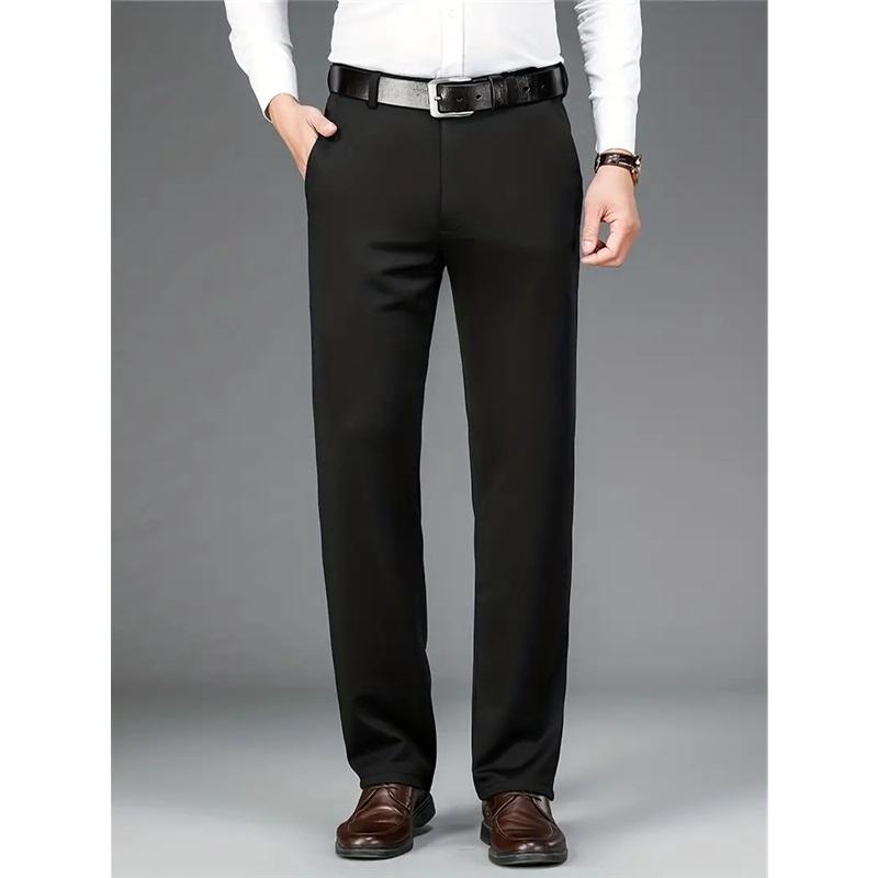 Mens Pants Casual Suit Trousers Solid Male Pants Man Dress Pants