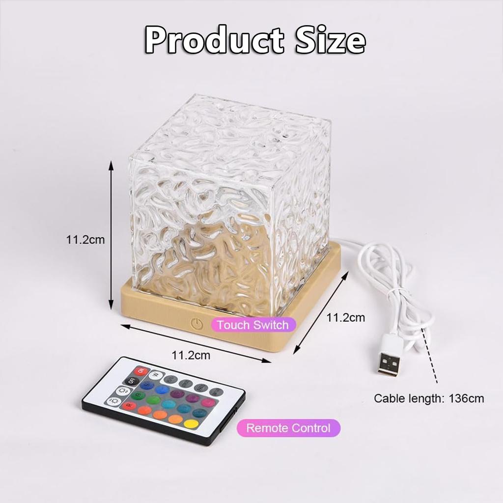 Проектор Ocean Wave Light 16 цветов Midnight Aura Aurora Glow Lamp Home Office Bar Restaurant Подводный проектор Night Light