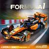 Технический Гоночный Автомобиль Формулы 1 F1 Скорость Спорт Транспорт Модель Кирпичики Сделай Сам Город Ралли Супер Гонщики Игрушки для Детей Подарки