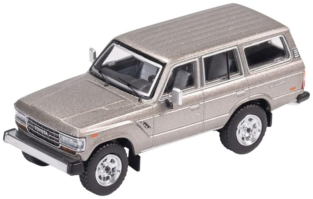 Gaincorp Products Масштабная модель Toyota Land Cruiser 60 Левый руль Серый Готовая модель 1/64 - KS-029-90