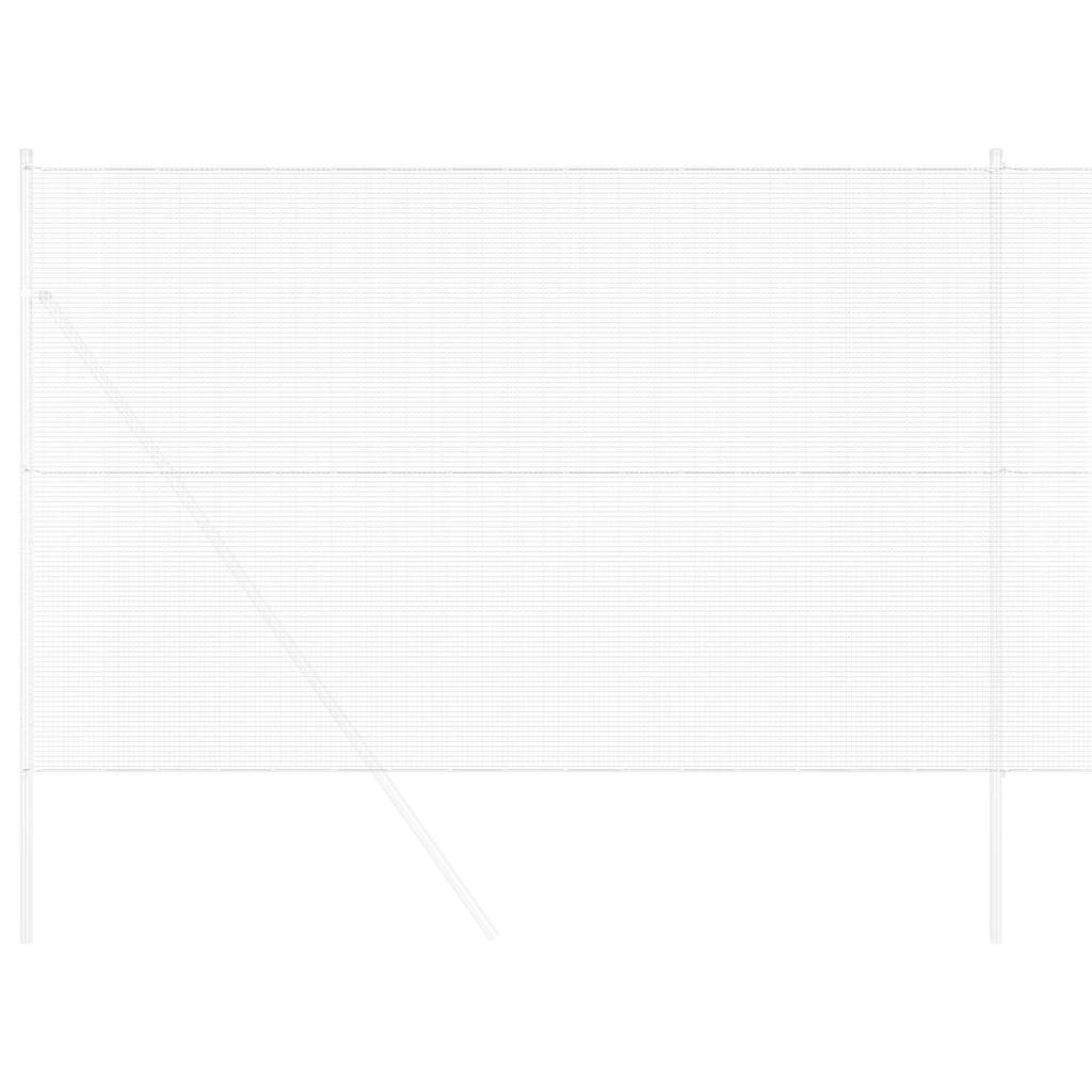Welded Wire Fence Silver