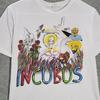 Футболка Incubus, Incubus Белая Унисекс S-5XL Подарок для фаната VN3922 Унисекс Футболка