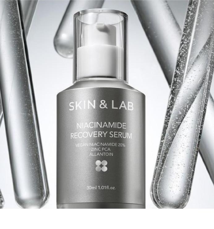 Skin & Lab Восстанавливающая сыворотка с ниацинамидом 30 мл | Корейский уход за кожей | Уход за барьером и тоном