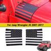 Декоративная наклейка на угол капота автомобиля для Jeep Wrangler JK 2007-2017, Стайлинг автомобиля, Внешние аксессуары