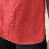 Women Vest Sleeveless Button Decoration Casual Tank Tops Solid Color Cotton Linen Lightweight