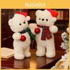 Plush Polar Bear Toy With Scarf And Hat Decor For Childrens Gift Christmas
