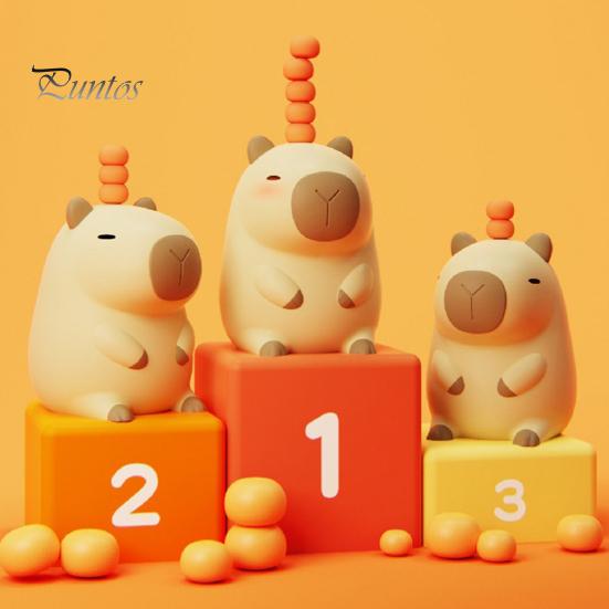 Ночник с капибарой, милый мультяшный USB перезаряжаемый светодиодный светильник, прикроватная сенсорная лампа для новорожденных, рождественский декор для спальни для малышей