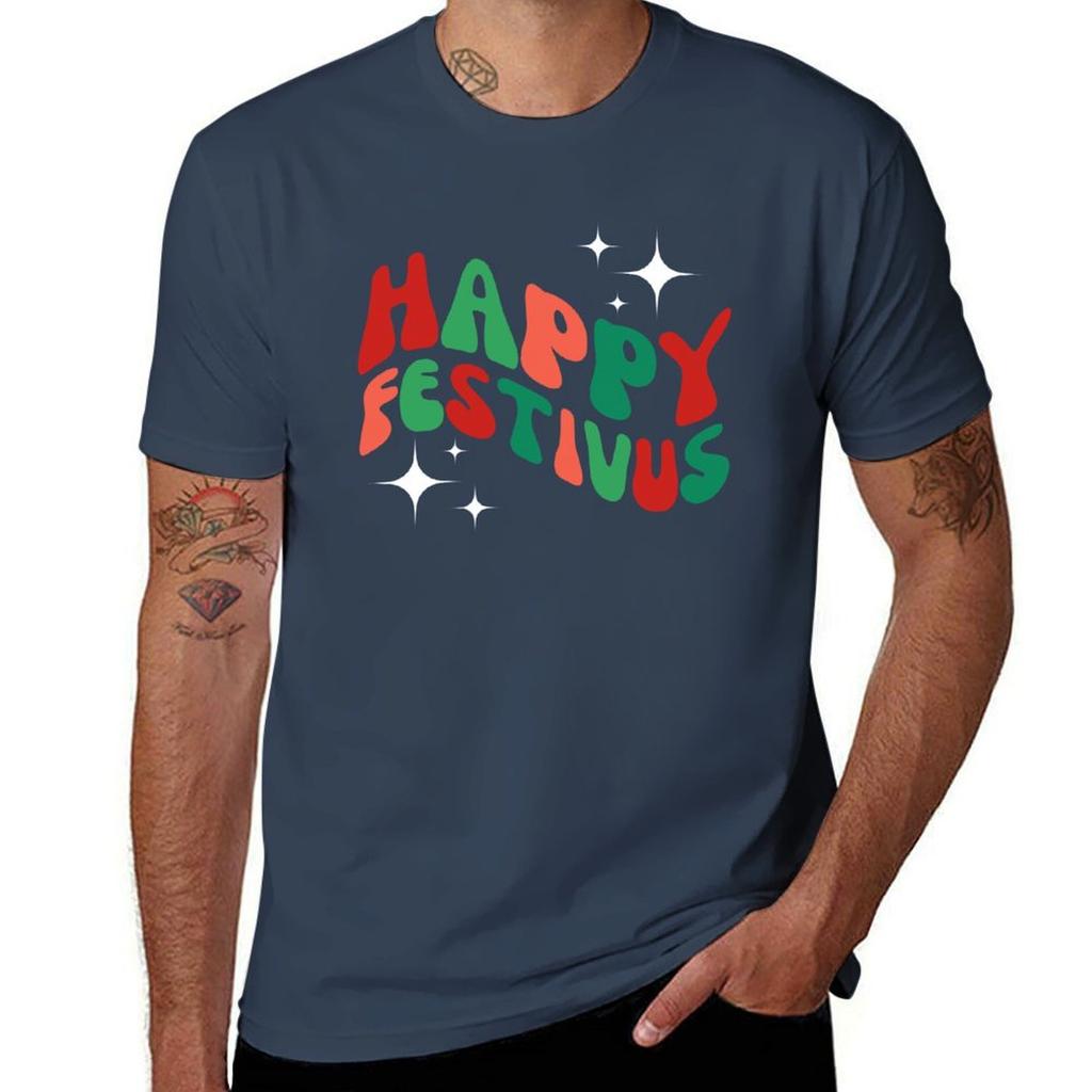 Happy Festivus T-shirt Funny T Shirts Man T Shirt Custom Print Anime T Shirts For Man T-shirt