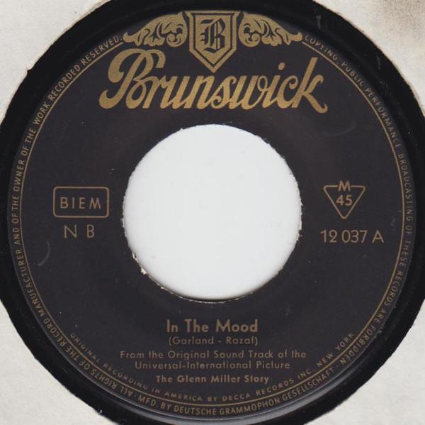 7-дюймовая пластинка ГЛЕНН МИЛЛЕР История Гленна Миллера 12037 Brunswick 1954 Великобритания Джаз Б/у