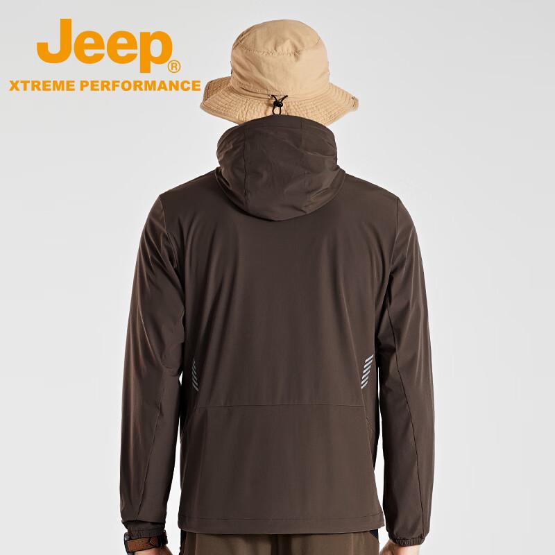 Jeep Мужская ветровка с защитой от солнца UPF50+