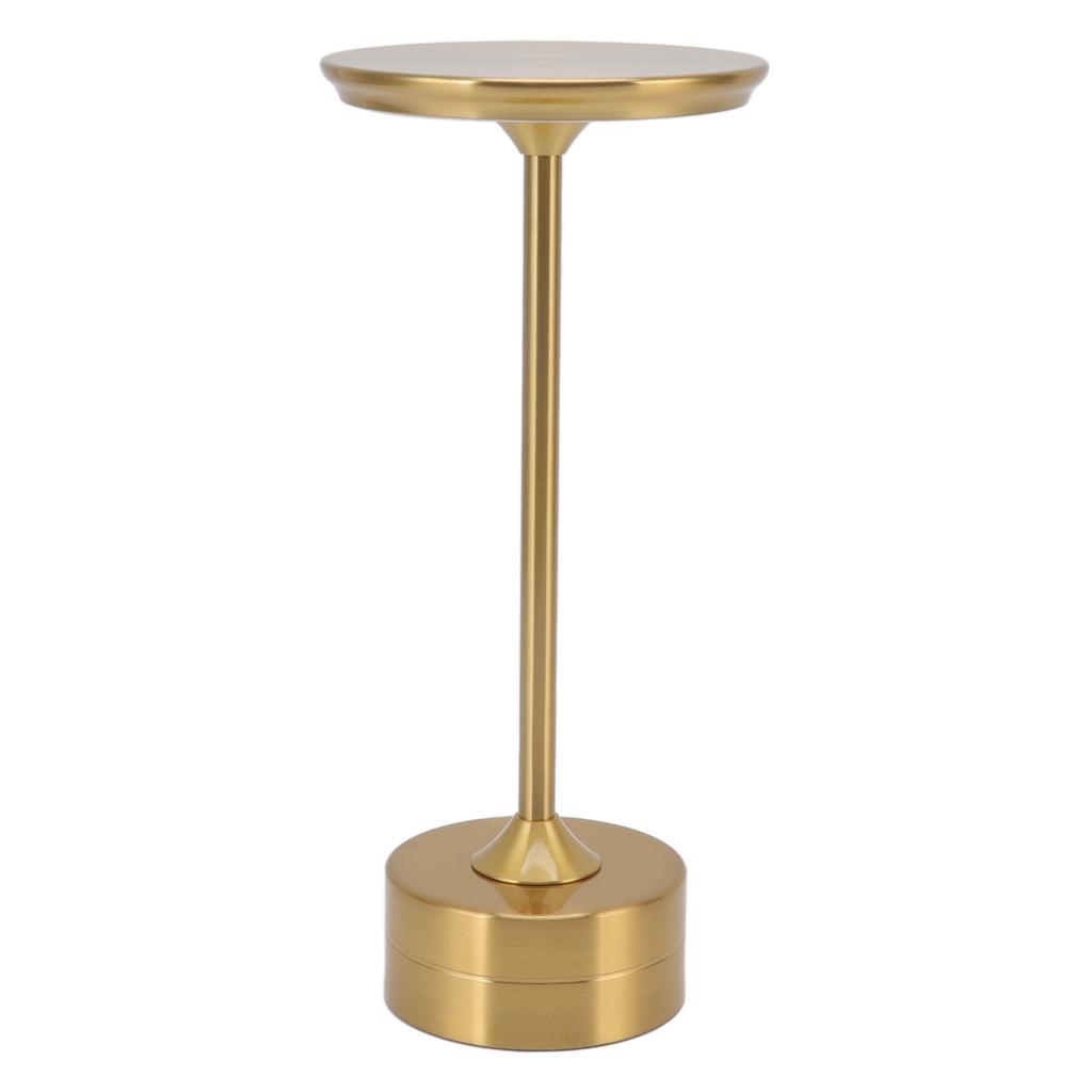 Cordless Table Lamp Rechargeable 2000mAh 3 Levels Brightness Portable USB C LED Metal Bedside Lamp