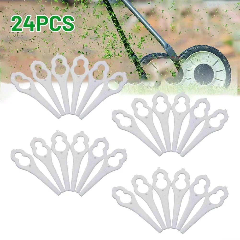 Пластиковые безопасные лезвия для триммера Bosch F016800177 ART 23 Accu Trim - упаковка из 24 шт. Детали триммера ART23 Accutrim Easytrim