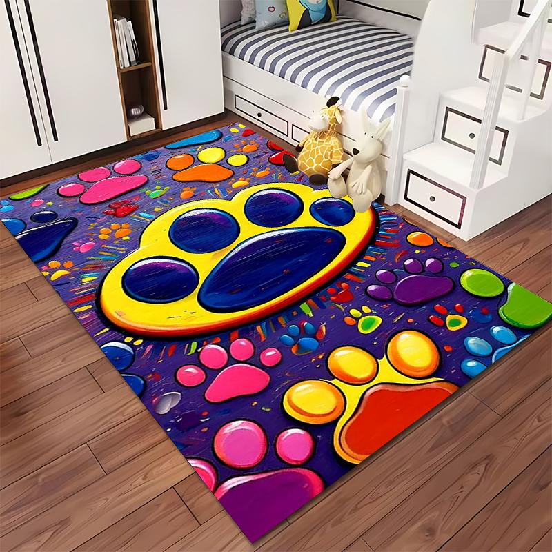 Trendy Nostalgic Cartoon Network Art Area Rug, Non-Slip Washable Throw Carpet for Living Room Bedroom Entryway Home #1972