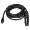 Кабель USB C - XLR, гнездовой, малошумный, HIFI, подключи и работай, микрофонный кабель USB C для Windows