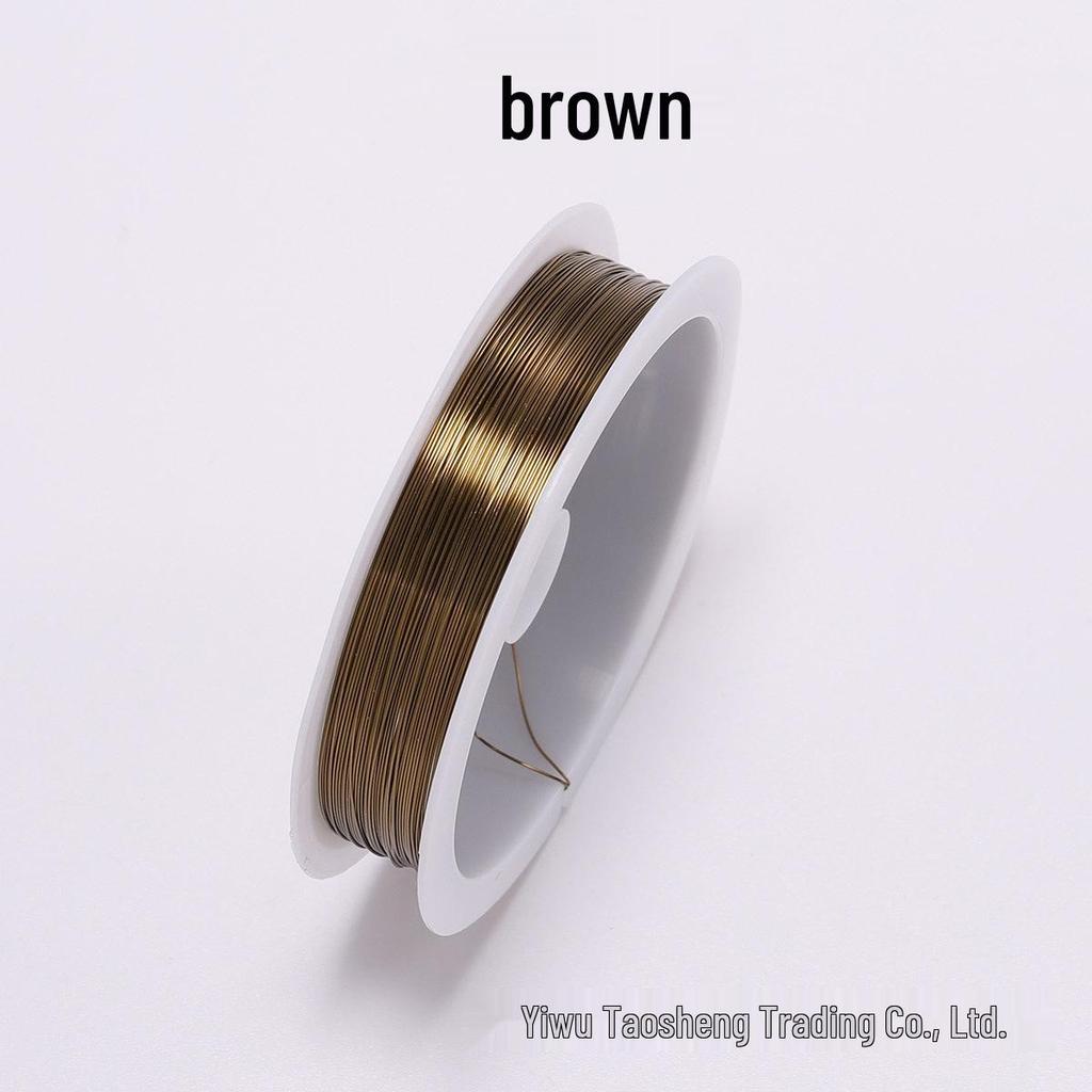DIY Colored Copper Beading Wire 0.3-0.4mm for Jewelry Making and Shaping Accessories