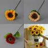 Подсолнух Шелковый Цветок Декор Для Дома Свадебная Фотография Уличный Стайлинг