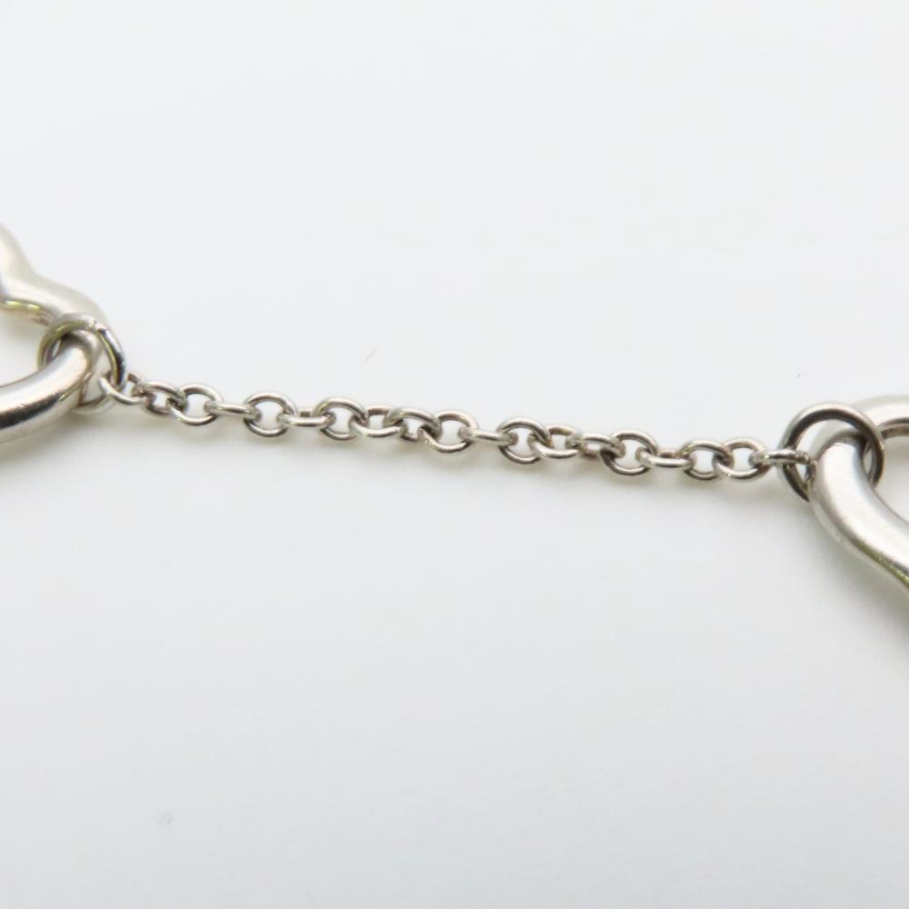 Used TIFFANY&Co. bracelet Open heart Silver925 4.4g Silver El Saperetti