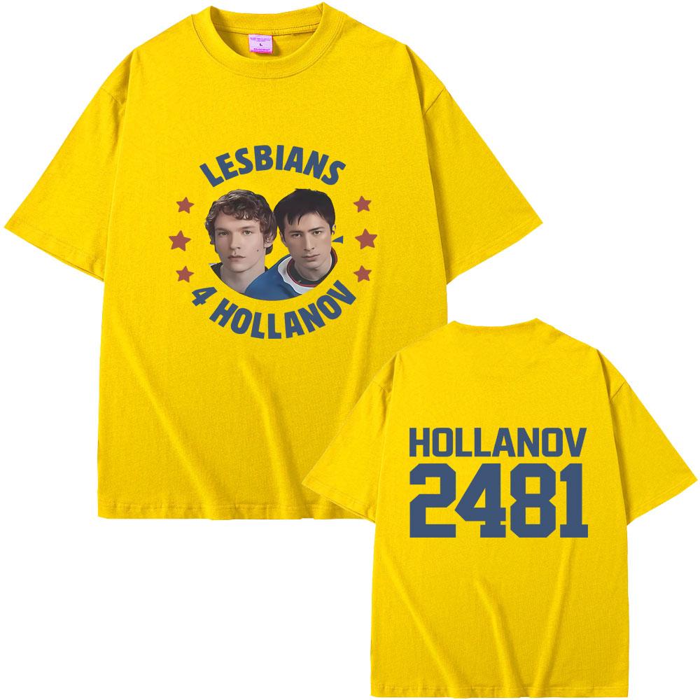 Heated Rivalry Shane Hollander Ilya Rozanov Hollanov 2481 Tshirt Men Women Oversized Streetwear Unisex Vintage T Shirts Tops