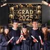 Graduation Banner Background Hanging Flag Congratulations Graduation Party Decoration