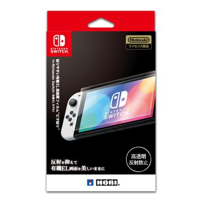 Лицензированная органическая EL-пленка, легко наносимая на Nintendo Switch EL, органическая EL-модель Nintendo Switch [продукт Nintendo] антибликовая "Pita Paste"