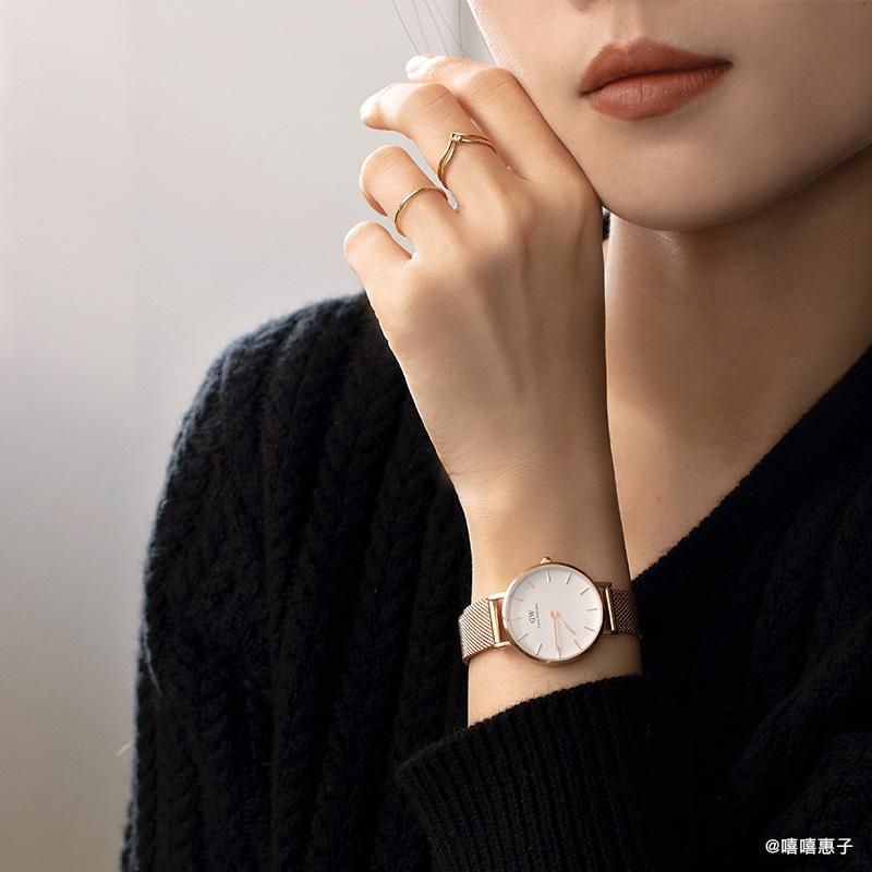Daniel Wellington European and American watches College Entrance Examination Graduation Season 28mm Fluid Gold Watch Quartz Movement DW00100219