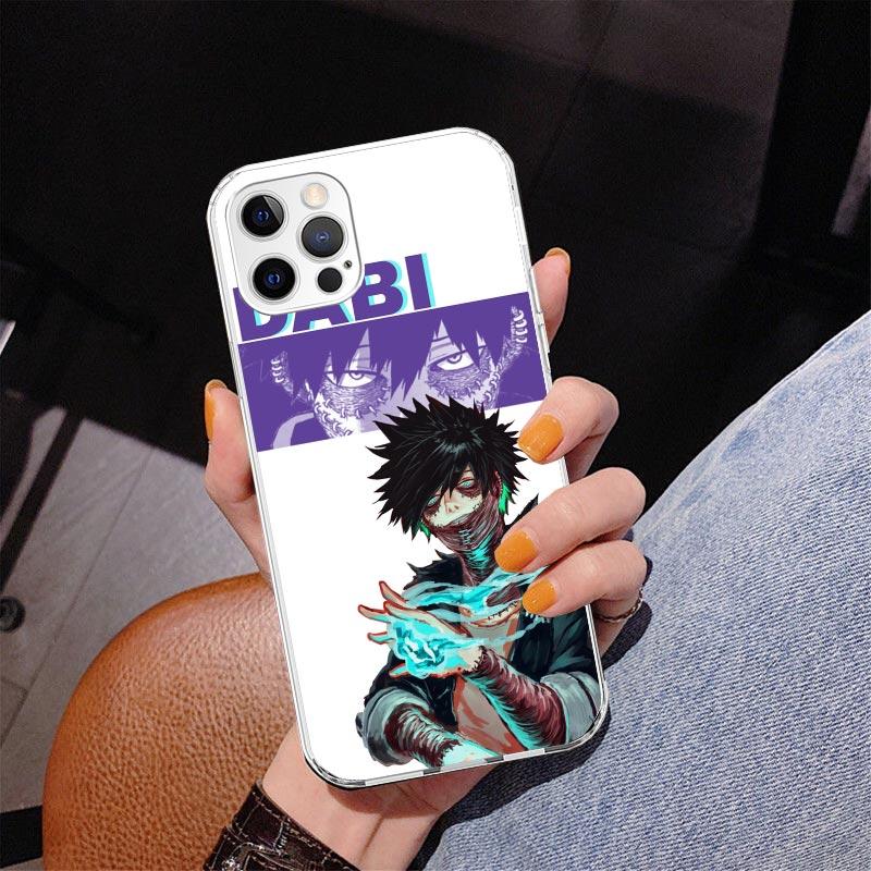 Чехол для телефона My Hero Dabi Bnha для iPhone 17 Air 16 Pro Max 16E 15 + 14 Plus 11 12 13 Mini 7 8 SE Подарок Печатная Крышка Fundas 17 Air 1