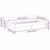 Corner Bed Frame Burgundy 90 x 200 cm Fabric