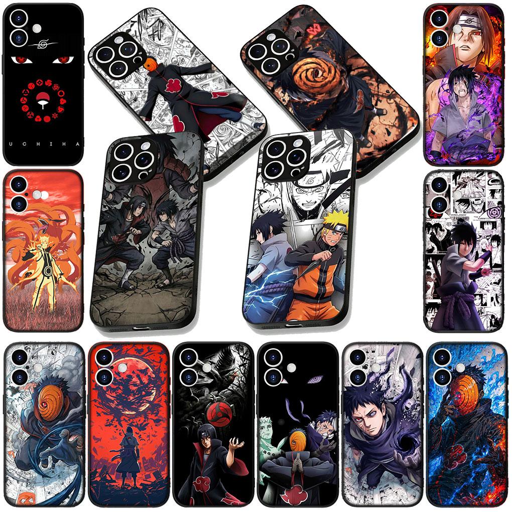 Cover for Samsung Galaxy S22 S21 S20 FE Ultra Plus A35 A36 A55 A37 A33 A34 A57 Case Tobi Narutos Sasuke Uchiha Obito Itachi